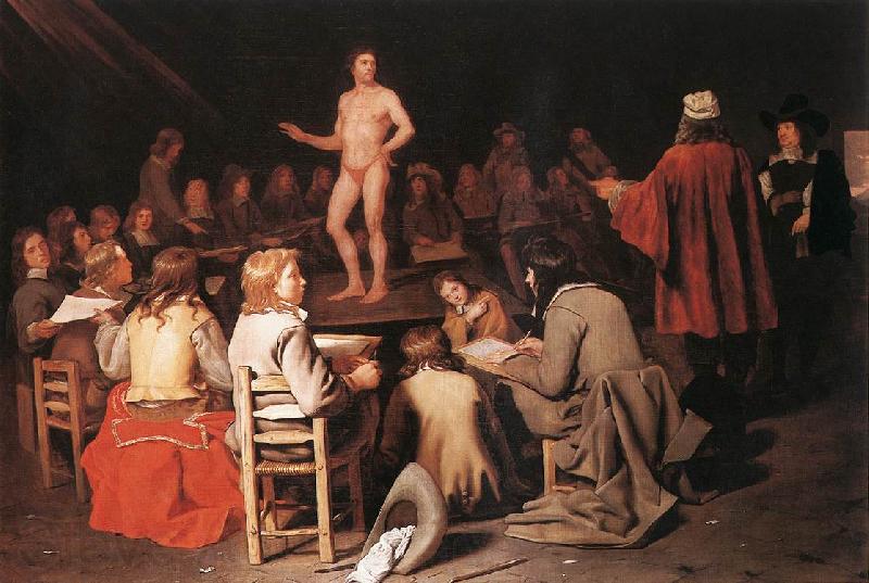 SWEERTS, Michiel The Drawing Class ear Norge oil painting art